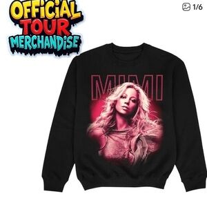 Mariah Carey Unisex Adult Official Merch Mimi Crewneck Fleece Sweatshirt